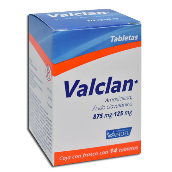VALCLAN c/14 TABS. 875/125 MG.